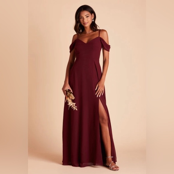Birdy DEVIN CONVERTIBLE DRESS CHIFFON CABERNET Size Medium - Picture 1 of 5